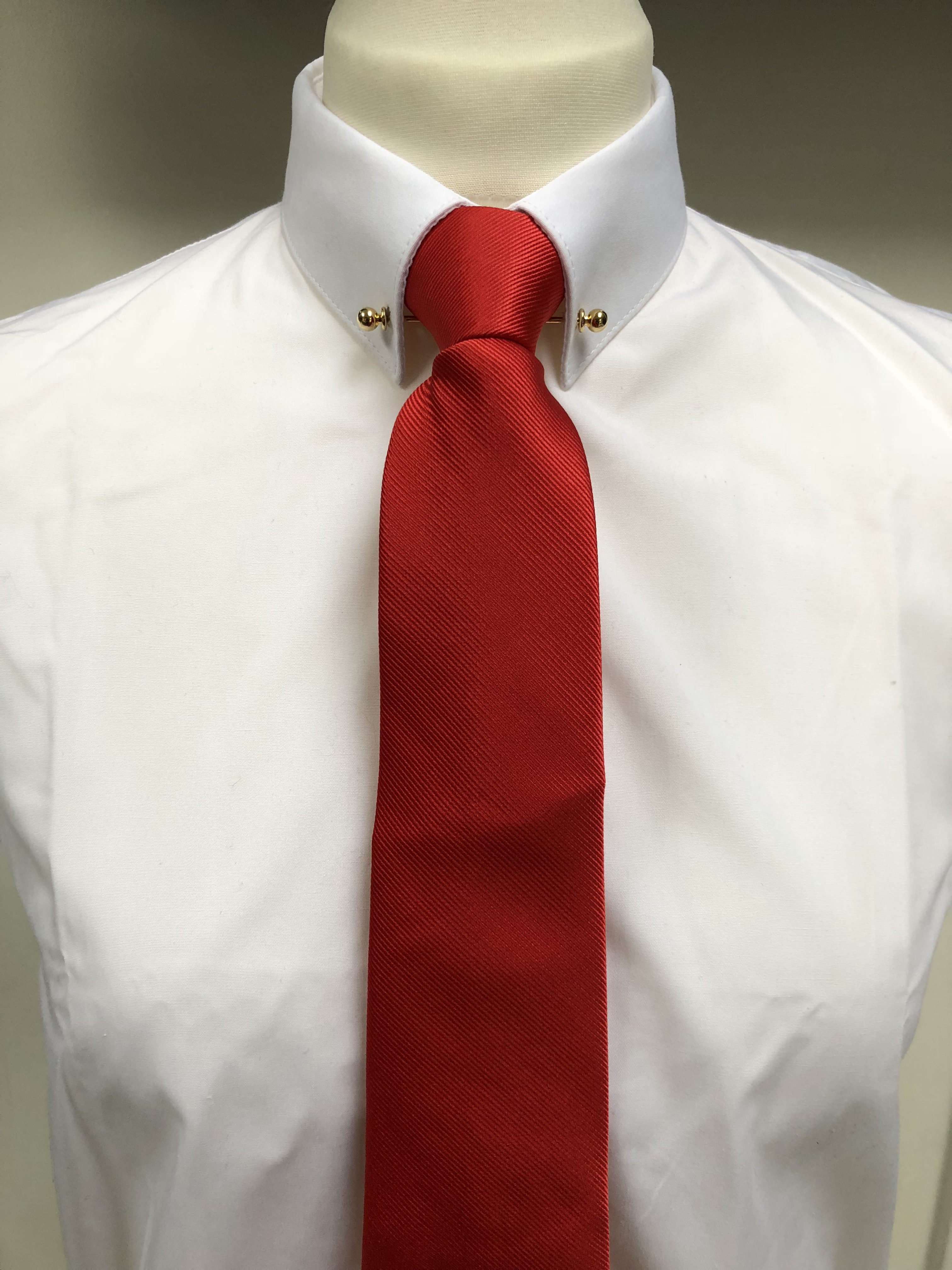 NEW ADULTS ZIPPER TIE RED Linneys Equestrian